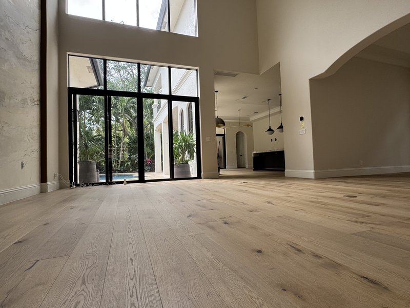 Hardwood flooring installed in Delray Beach, FL
