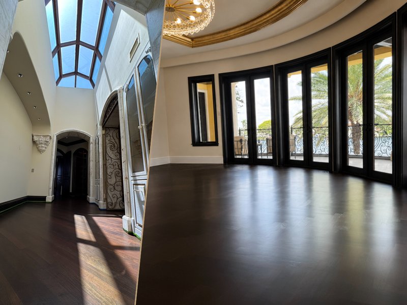 Hardwood flooring refinished in Fort Lauderdale, FL