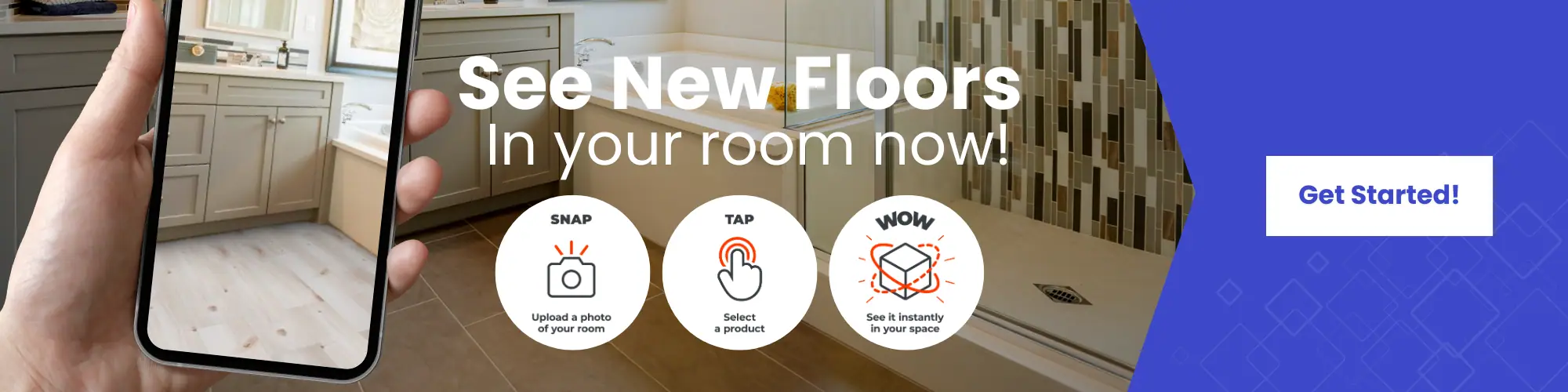 See our floors in your room with our room visualizer